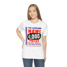 Load image into Gallery viewer, Cleveland News $1000 Prize Vintage Ad T-shirt
