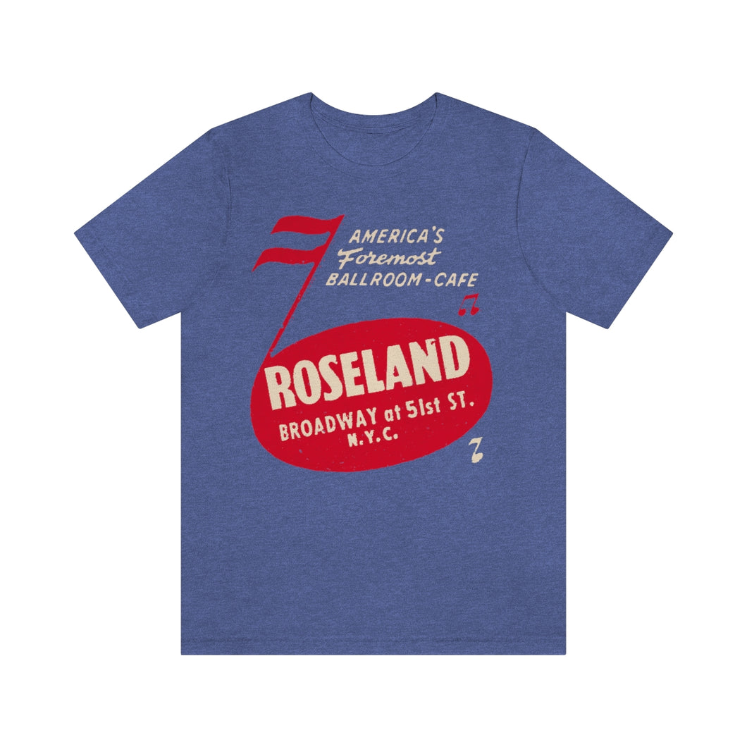 Manhattan, NYC: Roseland Ballroom Vintage Ad T-shirt