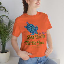 Load image into Gallery viewer, Adeeb&#39;s Sea Turtle Inn, Vintage T-shirt design: Atlantic Beach, FL
