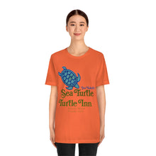 Load image into Gallery viewer, Adeeb&#39;s Sea Turtle Inn, Vintage T-shirt design: Atlantic Beach, FL
