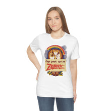 Load image into Gallery viewer, &quot;Keep Your Eye on Zenith&quot; Owl vintage radio ad Tshirt
