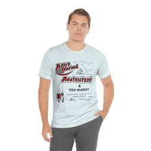 Load image into Gallery viewer, Billy&#39;s Seafood Restaurant Vintage 70&#39;s ad T-shirt: Miami Springs
