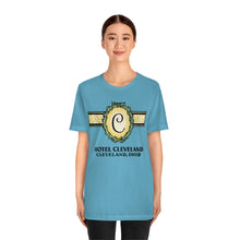 Load image into Gallery viewer, Cleveland Ohio, Hotel Cleveland Vintage Ad T-shirt
