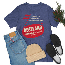 Load image into Gallery viewer, Manhattan, NYC: Roseland Ballroom Vintage Ad T-shirt
