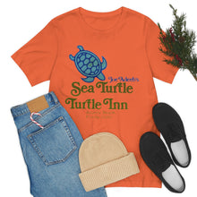 Load image into Gallery viewer, Adeeb&#39;s Sea Turtle Inn, Vintage T-shirt design: Atlantic Beach, FL
