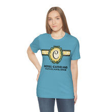 Load image into Gallery viewer, Cleveland Ohio, Hotel Cleveland Vintage Ad T-shirt
