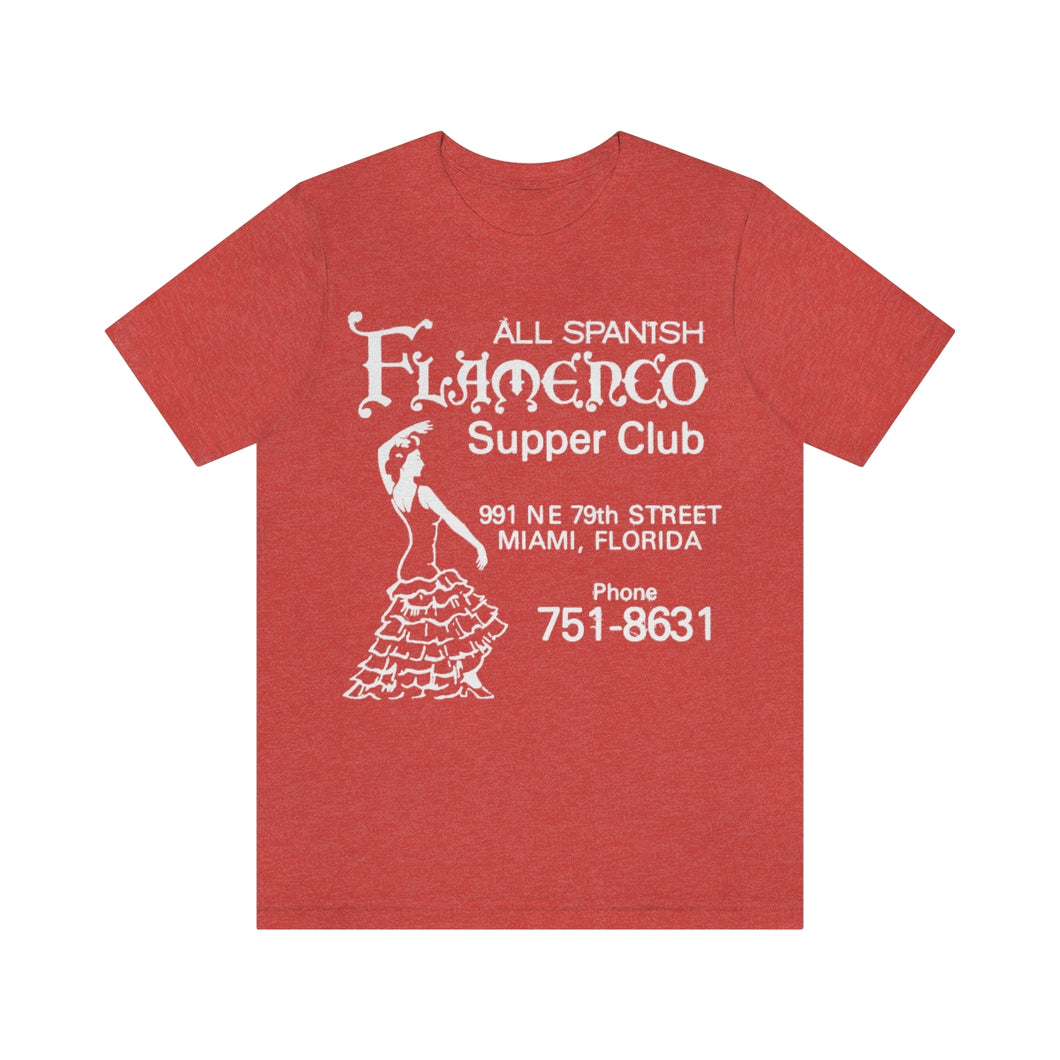 Flamenco Supper Club Vintage T-shirt design: Miami, FL