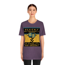 Load image into Gallery viewer, New Orleans: Gluck&#39;s Restaurant Vintage Ad T-shirt
