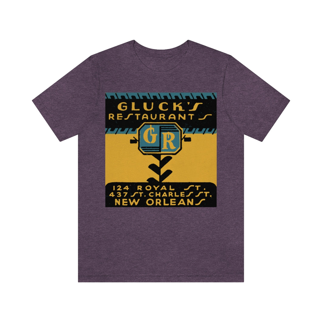 New Orleans: Gluck's Restaurant Vintage Ad T-shirt