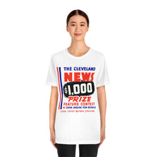 Load image into Gallery viewer, Cleveland News $1000 Prize Vintage Ad T-shirt
