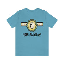 Load image into Gallery viewer, Cleveland Ohio, Hotel Cleveland Vintage Ad T-shirt
