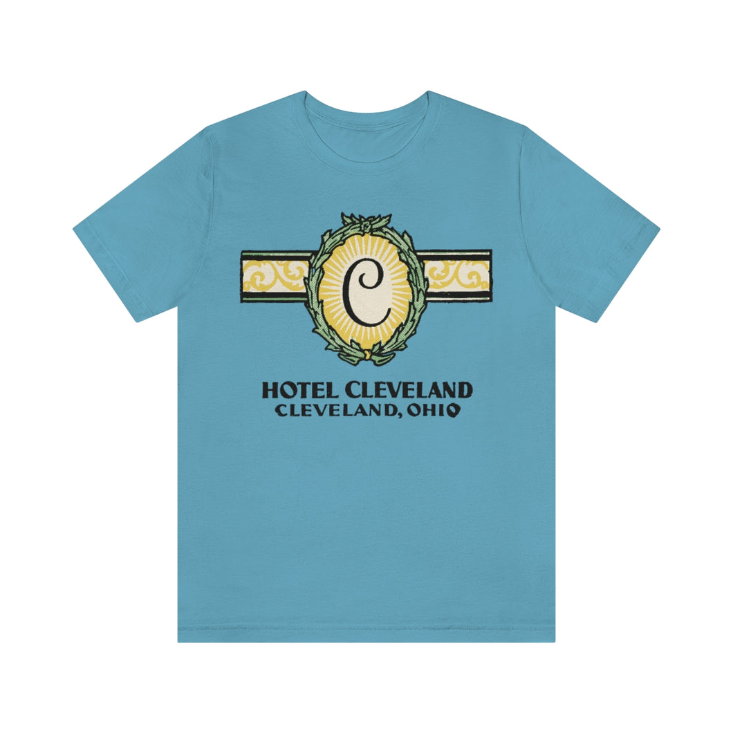 Cleveland Ohio, Hotel Cleveland Vintage Ad T-shirt